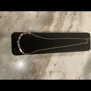 Tri color 16 inch adjustable necklace.